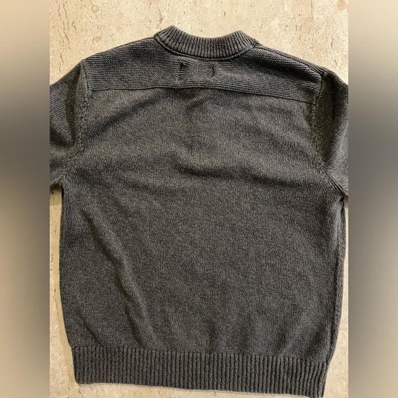 Eddie Bauer 100% Cotton 1/4 Button Pullover Sweater Size Large - Picture 2 of 4